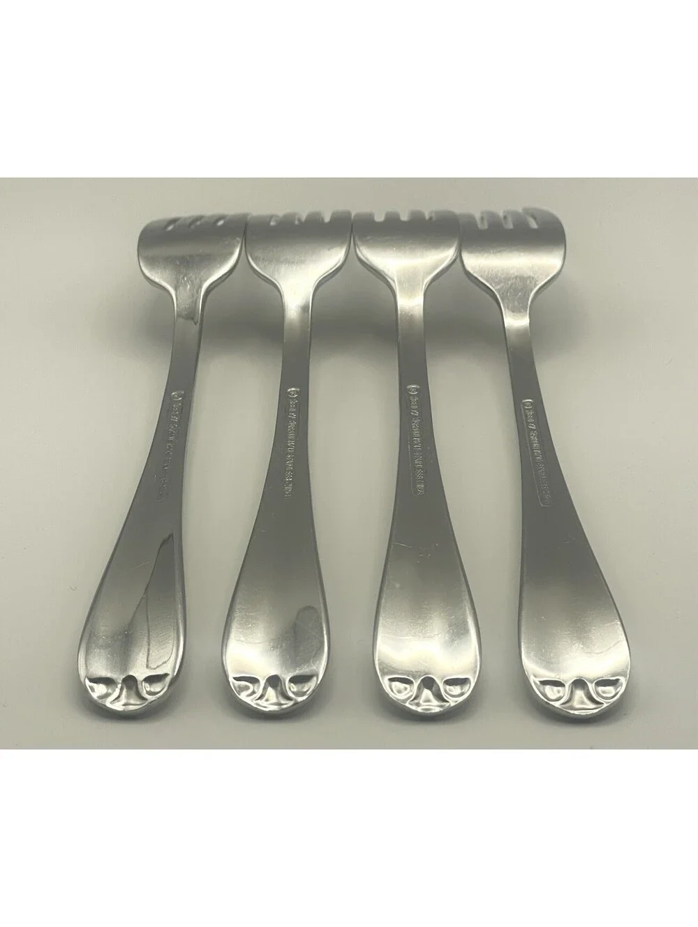 (4) Reed And Barton COLBY 18/10 Stainless China Dinner Fork Lot ~ 8 1/8”